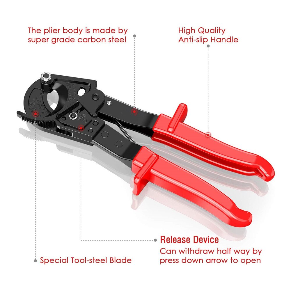 WOZOBUY Kìm Cắt Dây Điện Dây Đồng Nhôm 240mm² Chuyên Dụng