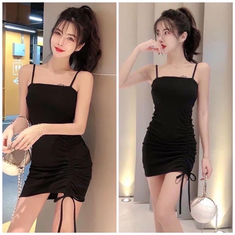 Đầm body hai dây sợi bún | BigBuy360 - bigbuy360.vn