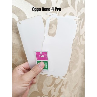 Combo dán PPF full 99% chống trầy xước cho Oppo Reno 4 Pro