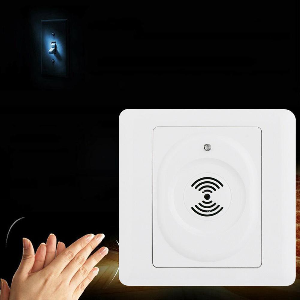 Công Tắc Điều Khiển Âm Thanh Và Đèn Led R6J1 Gắn Tường Tiết Kiệm Năng Lượng