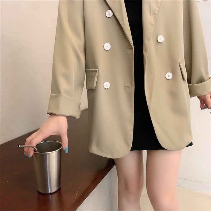 (ORDER) Blazer vải mỏng tay dài Bigsize | BigBuy360 - bigbuy360.vn