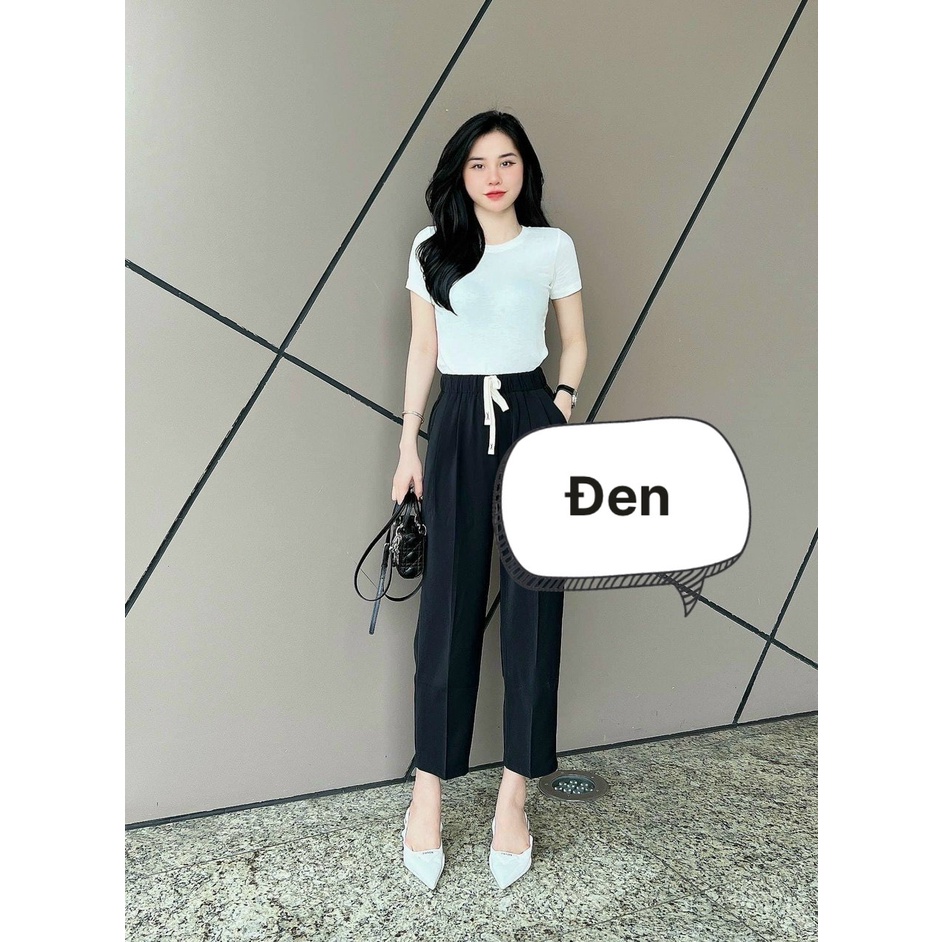 QUẦN BAGGY CẠP CHUN CHẤT CHÉO HÀN