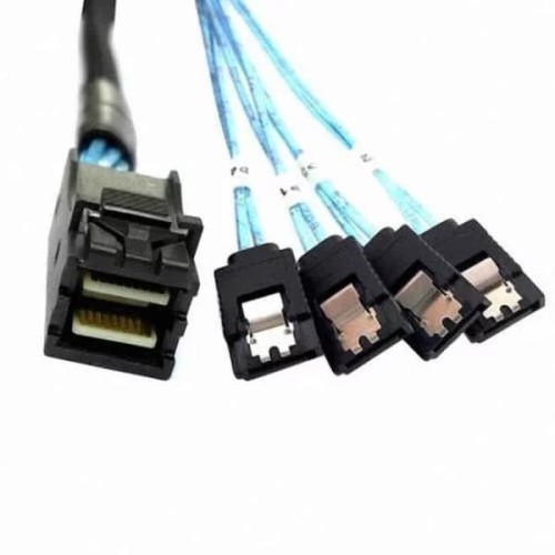 Cáp Chuyển Đổi SAS SFF-8643 Sang 4 sata 7pin 6Gbps Cho Ổ Cứng | BigBuy360 - bigbuy360.vn