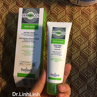 [Chính hãng] Kem giảm bóng nhờn NGỪA MỤN chứa bùn hoạt tính DERMACOS (FARMONA)