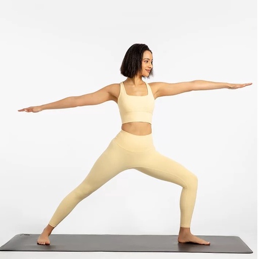 Bộ đồ thể thao Hoppe Fumeng gồm áo ngực và quần legging cho nữ tập yoga