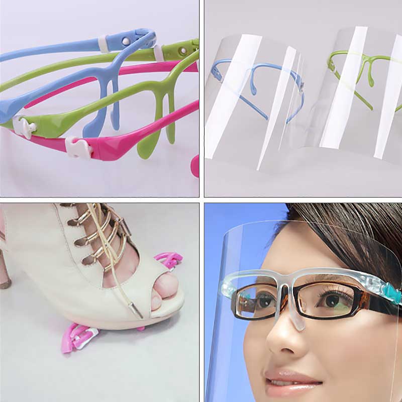 (Hàng Mới Về) Bộ Kính + Mặt Nạ Đeo Mắt Hai Trong Một Bằng Nhựa Chống Sương Mù