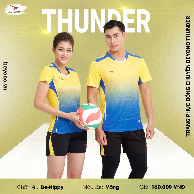 Bộ Đồng Phục Bóng Chuyền Beyono Thunder Nữ