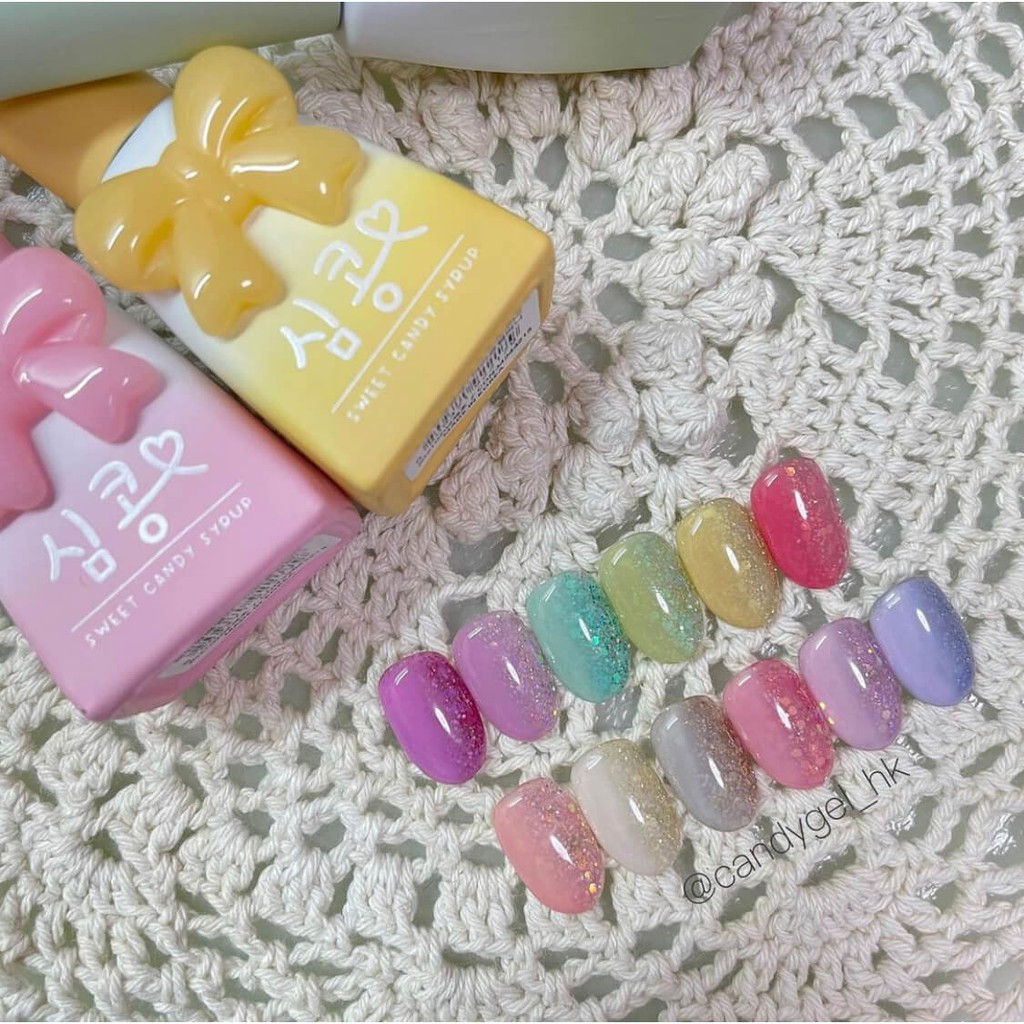 Set sơn Thạch 12 màu Candy Nail Hàn quốc✨𝐅𝐫𝐞𝐞𝐬𝐡𝐢𝐩✨  Bộ sưu tập Sim Kong Series