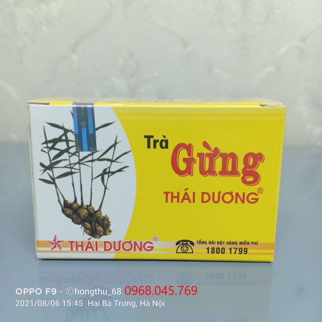 Trà gừng Thái Dương hộp 10 gói