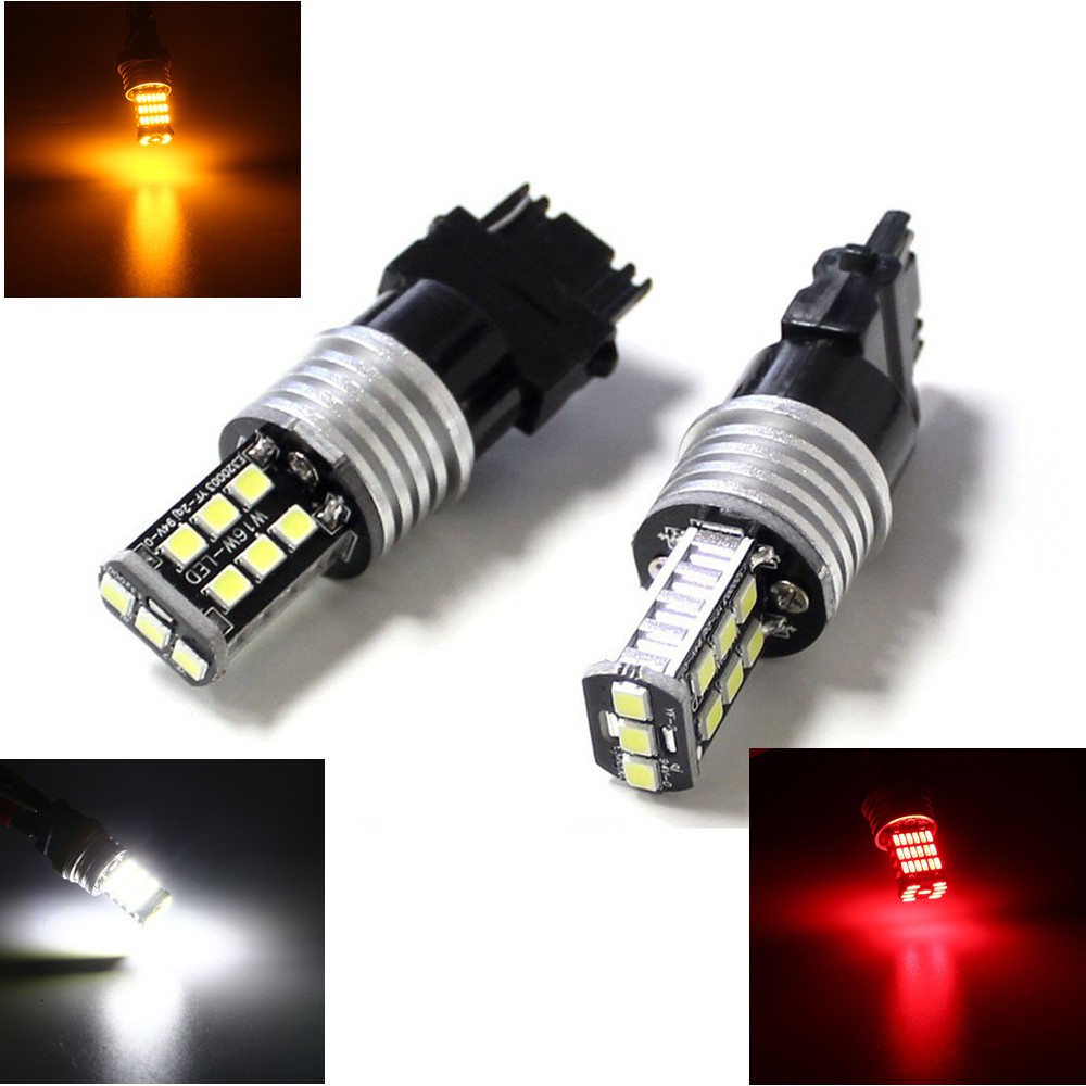 Bóng Đèn Led T25 3156 3157 Sử Dụng Cho Đèn Lùi Ô Tô, Đèn Xi Nhan, Demi Xe Máy 15SMD Chip 2835