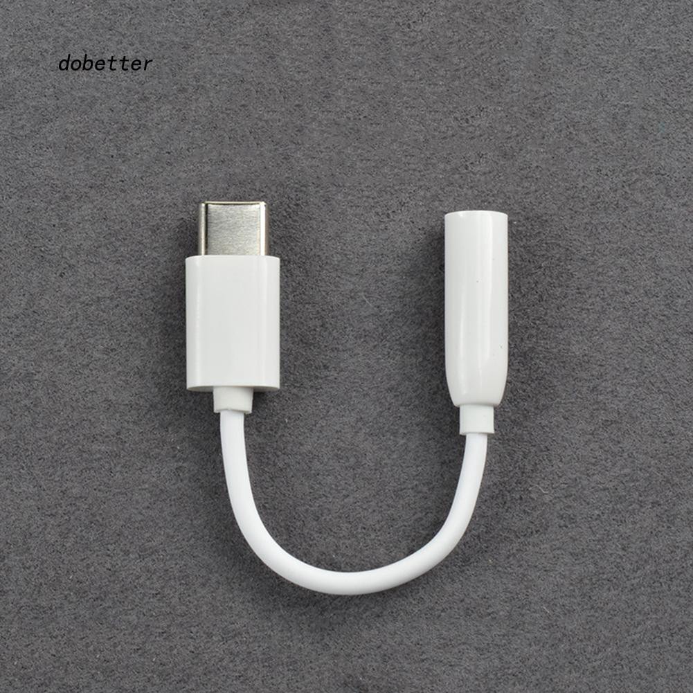 Giắc chuyển đổi đầu cắm tai nghe từ USB type-C male sang đầu tròn 3.5mm