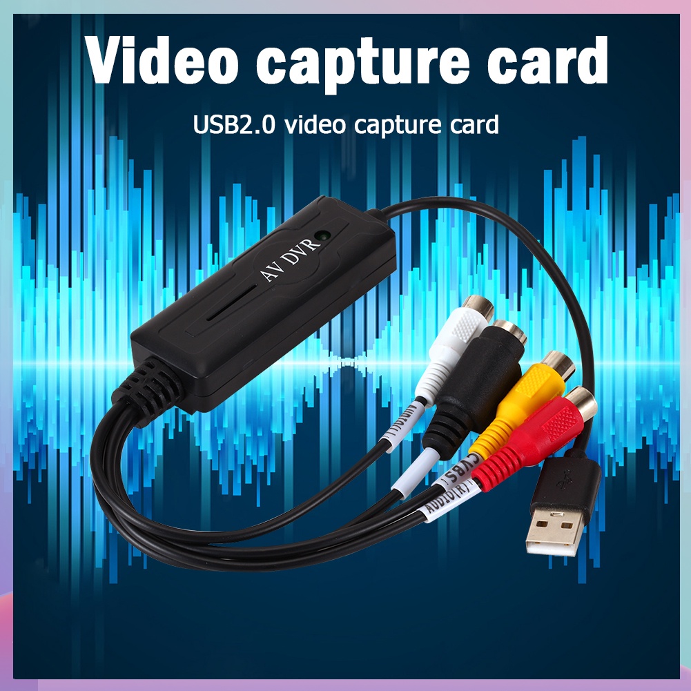 Đầu chuyển đổi USB 2.0 AV S RCA cho DV/Hi8/VHS TV DVD | BigBuy360 - bigbuy360.vn