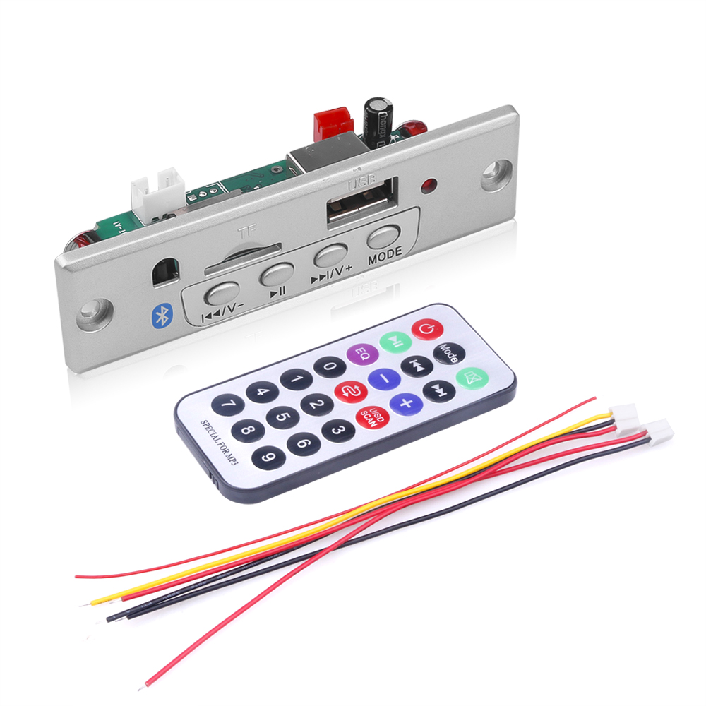 Bộ máy nghe nhạc MP3 DC 12V hỗ trợ thẻ TF USB SD cho xe hơi