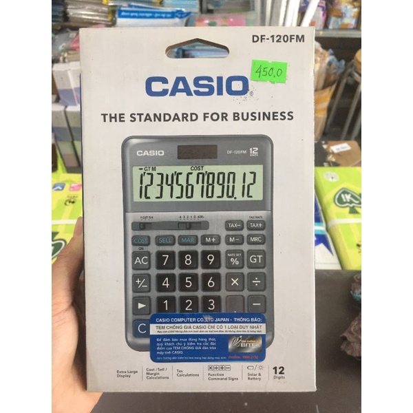 Máy tính bán hàng Casio DF120FM