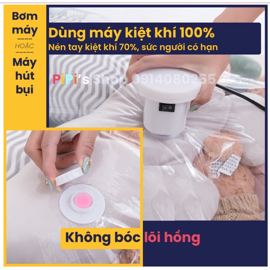 [Combo - Set] Túi Hút Chân Không đựng quần áo chăn gối giá rẻ kèm bơm tay