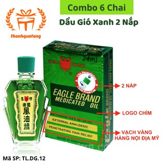 [Deal Sốc] Combo 6 Chai Dầu Gió Xanh Mỹ 24ml Thương Hiệu Con Ó