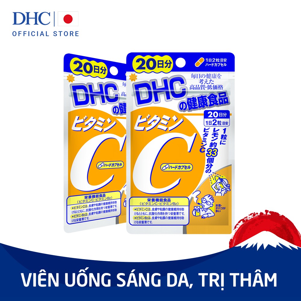 Viên uống DHC bổ sung vitamin C Nhật Bản 20 Ngày (40v/gói) | Thế Giới Skin Care