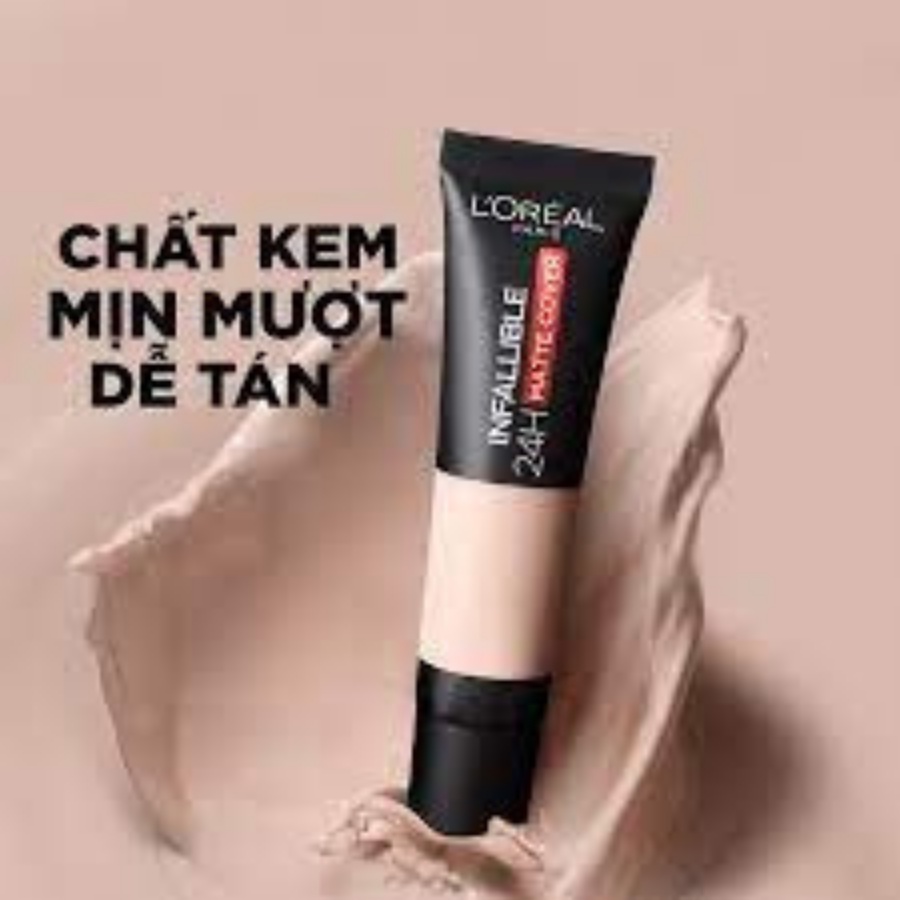 Kem Nền Infallible 24H Matte Cover Lâu Trôi SPF16 PA+++ #105 L'ORÉAL 35Ml