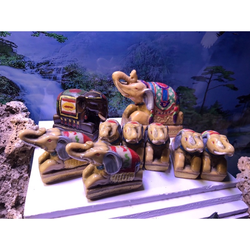 Tượng voi gốm trang trí nghệ thuật nhiều kích cỡ