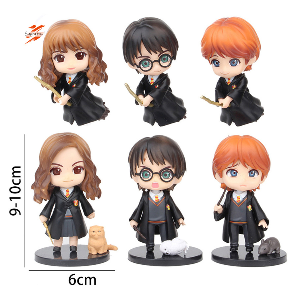 Set 6 Mô Hình Các Nhân Vật Trong Phim Harry Potter Đẹp Mắt