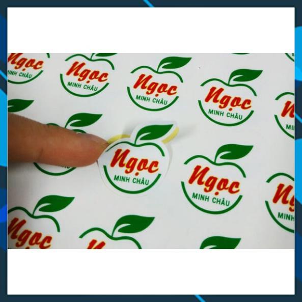 DECAL GIẤY COUCHE( IN MỰC DẦU VÀ LASER) CUỘN 0.30*500m