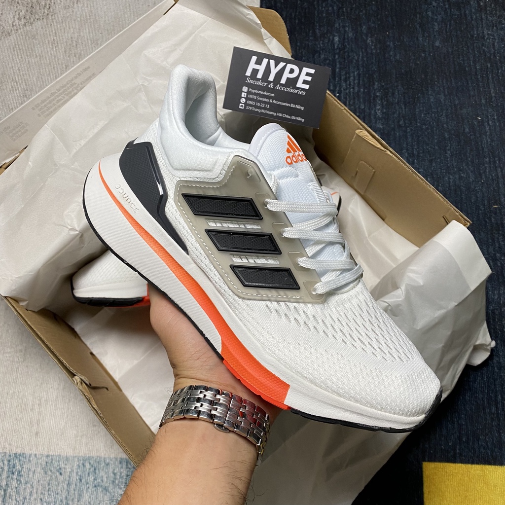 Giày chạy bộ EQ21 Trắng Cam - Phiên bản 1:1 chuẩn | Hype Sneaker