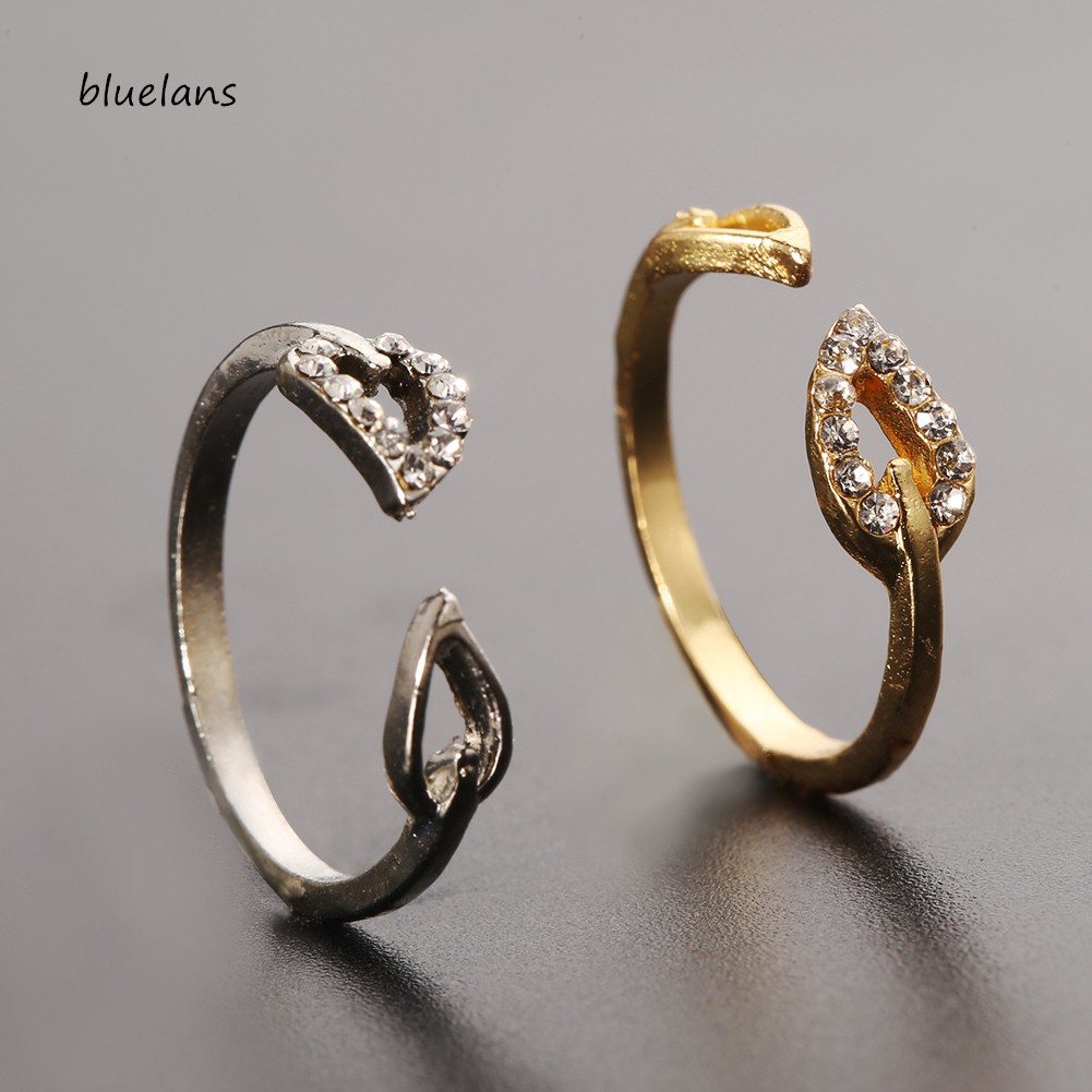 Nhẫn HợP Kim DạNg Hở HìNh ChiếC Lá Xinh XắN