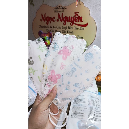 COMBO 5 GÓI KHẨU TRANG KF94 BÉ AN TÂM 5-12Tuoi ( chính hãng)
