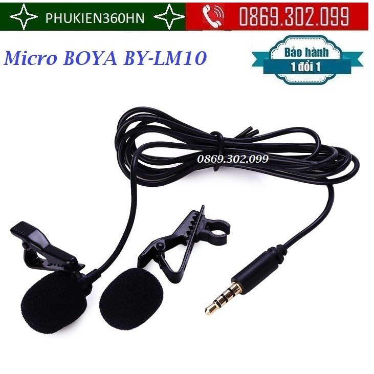 Micro thu âm BOYA BYLM10