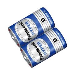 2 viên pin đại Panasonic Hyper D Carbon chính hãng