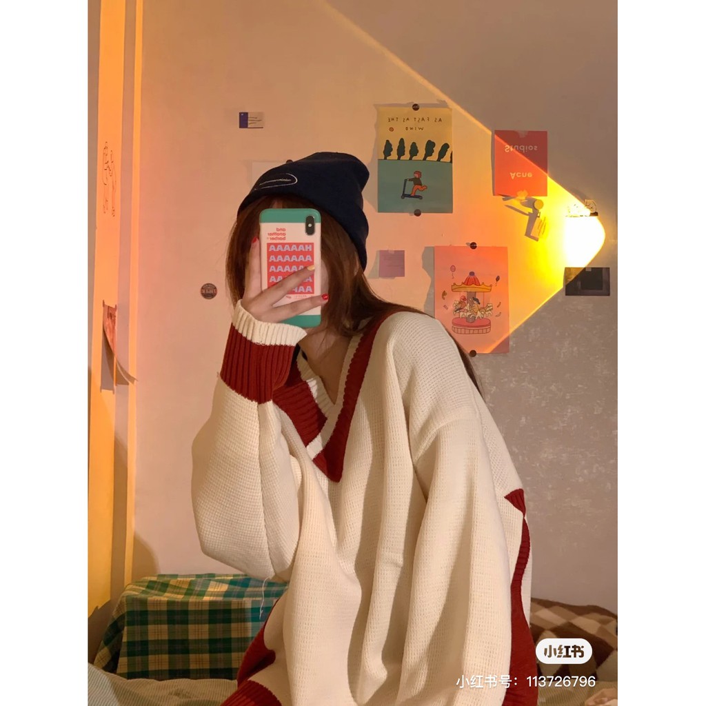 ÁO LEN CỔ V JIN BTS