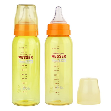 Bình sữa cổ hẹp Wesser 250ml (mẫu cũ)