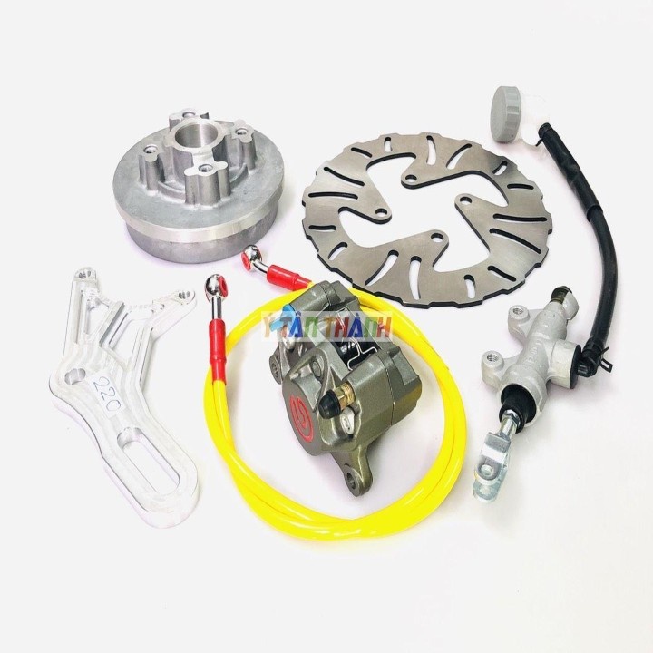 Bộ Đĩa Sau Sirius Heo Rembo Xám Đĩa 220Mm V2 MS1256