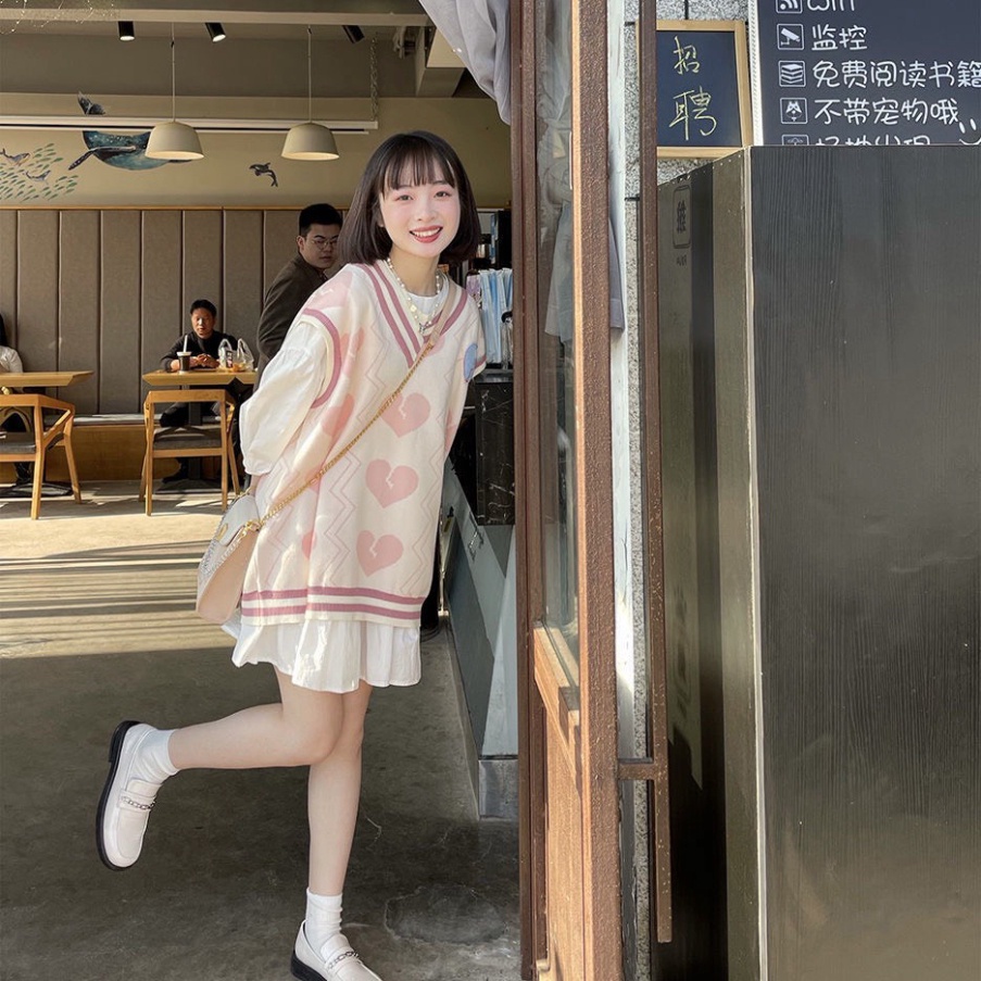 Gile Len Nữ Rộng, Áo Len Gile GUMAX Form Rộng Màu Sắc Vintage Phong Cách Sang Chảnh | BigBuy360 - bigbuy360.vn