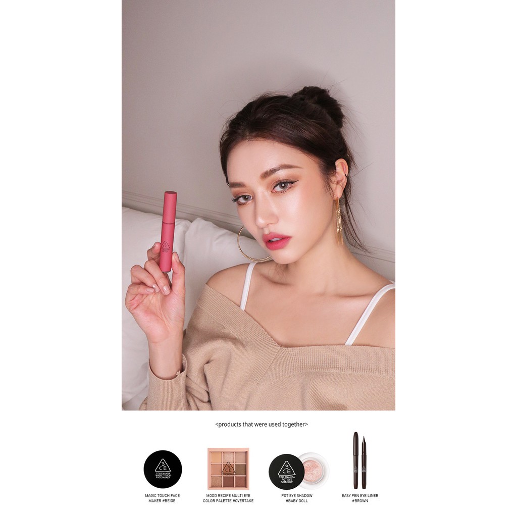 Son Kem Lì 3CE Velvet Lip Tint #PINK BREAK - Màu Hồng Đào Số 6 - 100% Chính Hãng