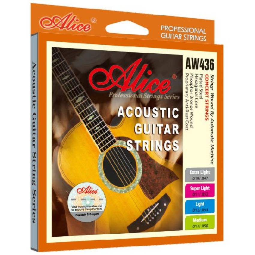 Dây Đàn Guitar Acoustic Alice AW436