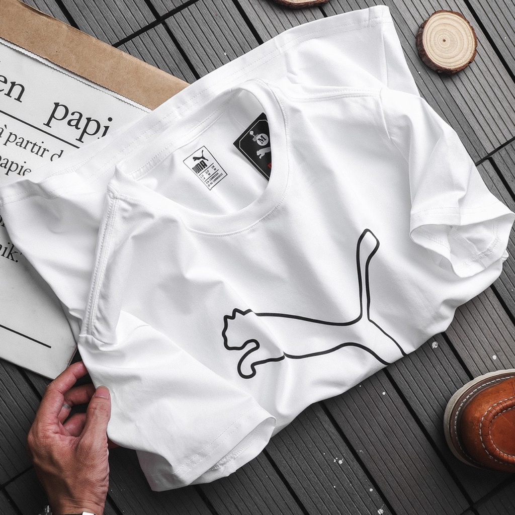 Áo Thun Tay Ngắn Cổ Tròn In Hình Logo Puma Phong Cách Vintage Thời Trang Mùa Hè 2022