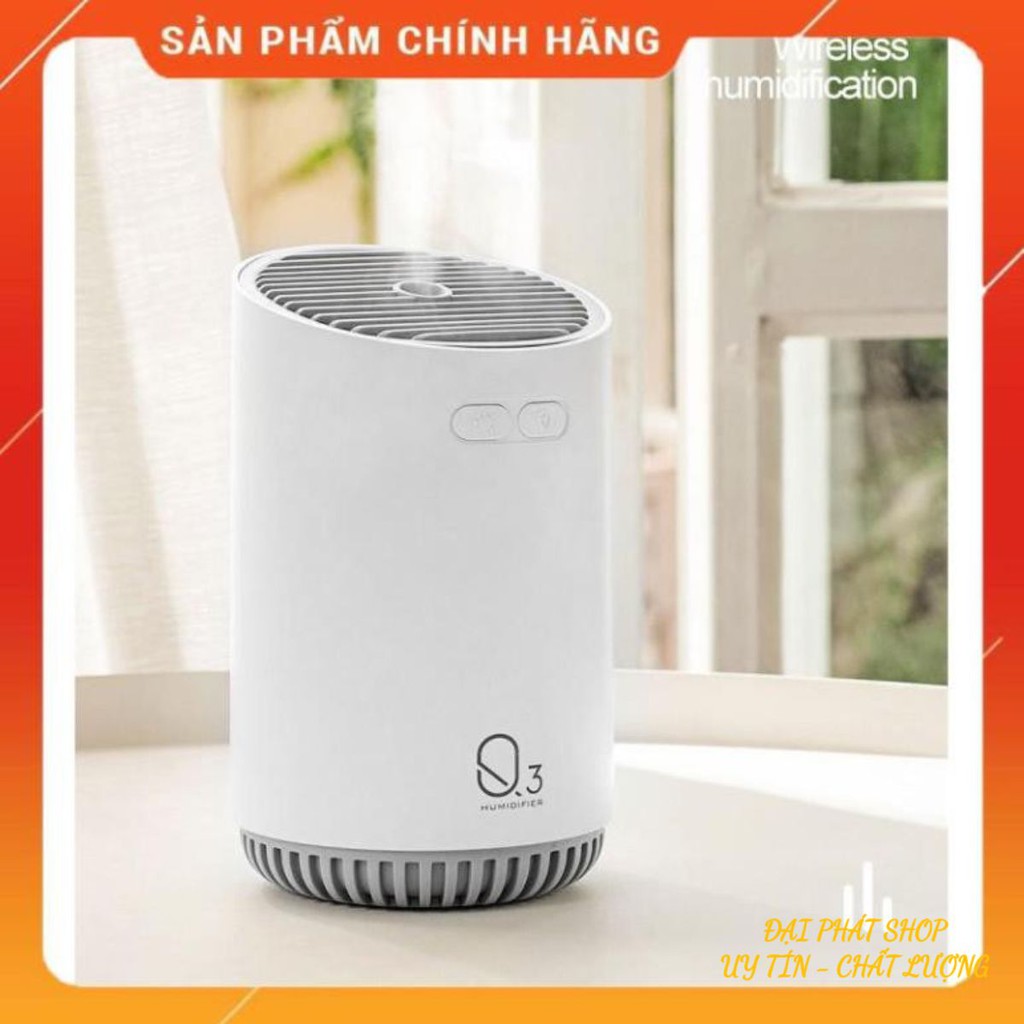 Máy phun sương Humidifier Q3, sạc pin, dung tích 320ml, tạo độ ẩm cho không khí, có chế độ đèn ngủ