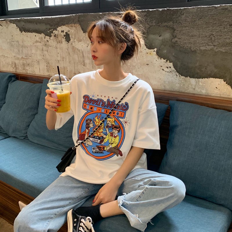 Áo Thun Cộc Tay Thời Trang Unisex