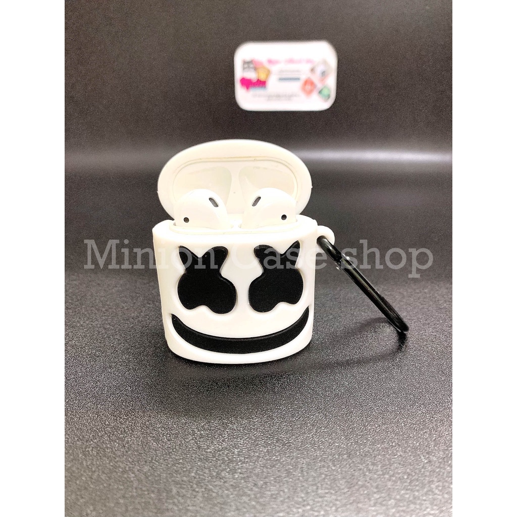 [Hàng loại 1] Ốp case Airpods 1/2, Airpods Pro DJ Marshmello silicon dẻo cao cấp