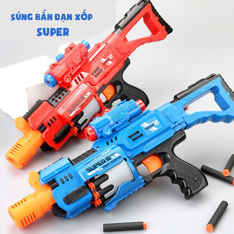 Đồ Chơi NERF Vận Động Ngoài Trời, An Toàn Cho Bé Trai - S.U.N.G Bắn Đạn Xốp