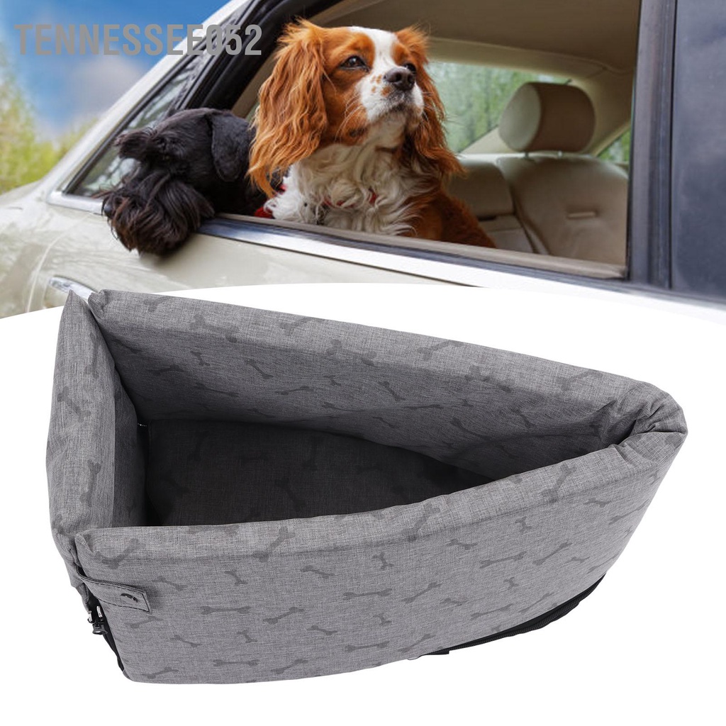 Tennessee052 Chỗ ngồi trên xe hơi của Pet Nest Thoải mái có thể gập lại dễ dàng Vệ sinh Ghế an toàn cho thú cưng đệm bên trong chó nhỏ Mèo
