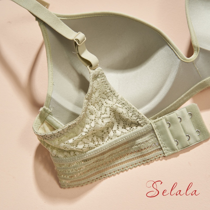 Áo Lót Selala Su Phối Ren Đệm Mỏng Ôm Nâng Thoải Mái Không Sợ Hẫng AM20