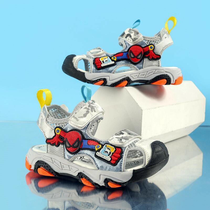 Dép Sandal Rọ Siêu Nhân học sinh cao cấp mã A636 Quảng Châu cho bé từ 3 đến 12 tuổi