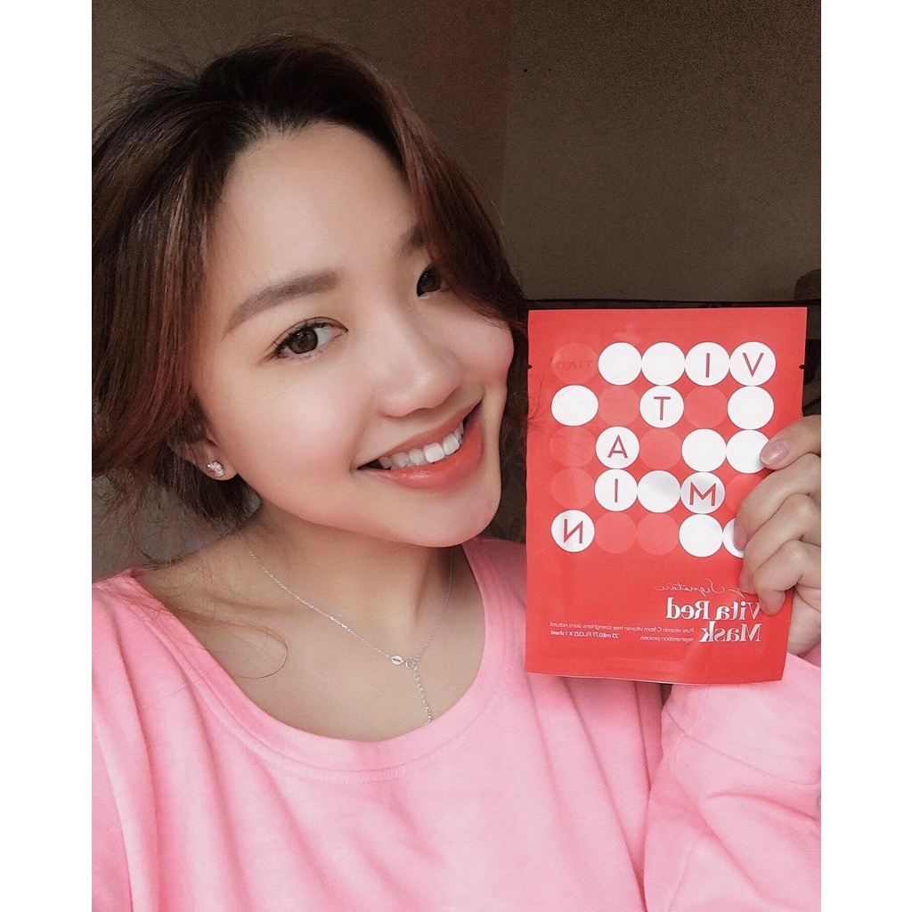 MẶT NẠ Dưỡng Trắng Da Vitamin C TIAM My Signature Vita Red Mask 23ml