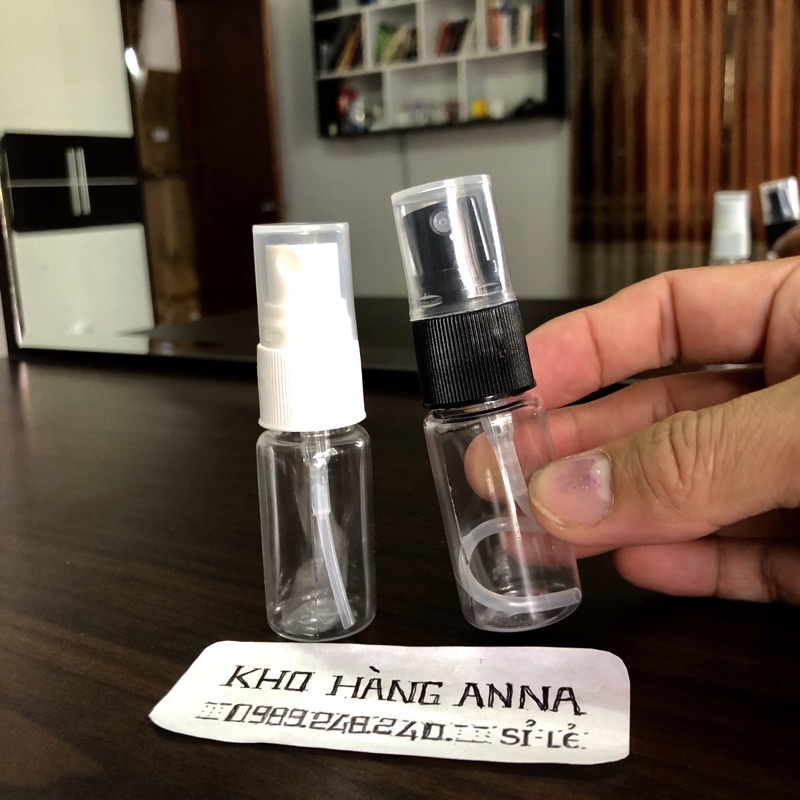 SET 10 LỌ CHIẾT NƯỚC HOA 10ml - CHAI Lọ Hủ CHIẾT MỸ PHẨM Trong suốt nhỏ đựng mẫu thử spa Mỹ phẩm