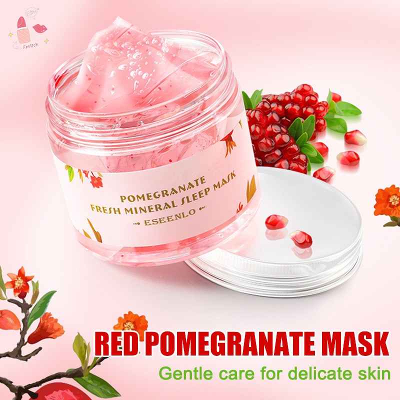 Red Pomegranate Mask Whitening Moisturizing Anti Wrinkle Facial Mask Brighten Skin Care Gel | BigBuy360 - bigbuy360.vn