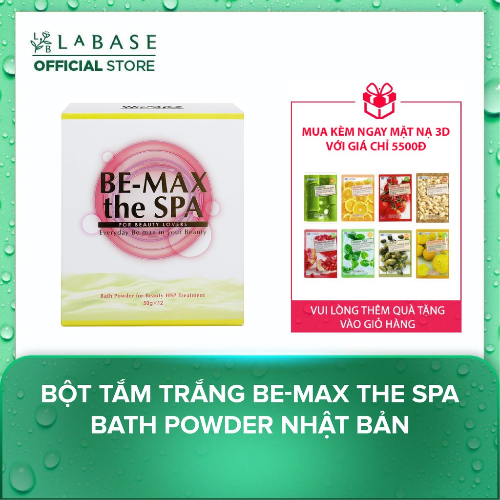 Bột tắm trắng Be-Max The Spa Bath Powder Nhật Bản