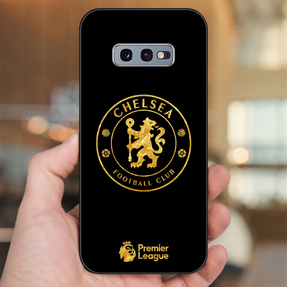 Ốp lưng Samsung S10e viền đen in hình Chelsea FC