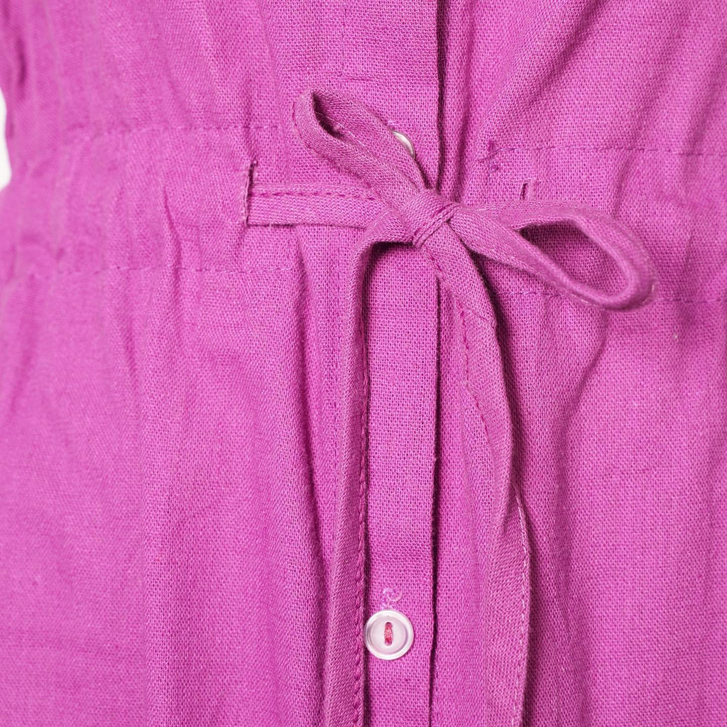 Đầm Le Pitta Linen Tím